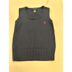 Ralph Lauren Kid Knit Y2k Preppy Old Money Minimalist Timeless Sweater Vest 8/10